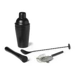 Xenos Cocktail stamper - zwart - 20,5x3,2 cm- Keukengerei