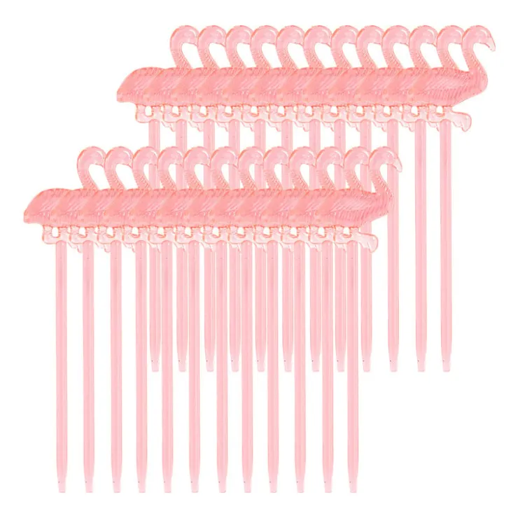 Xenos Cocktailprikkers flamingo - 24 stuks- Wegwerpservies|Keukengerei