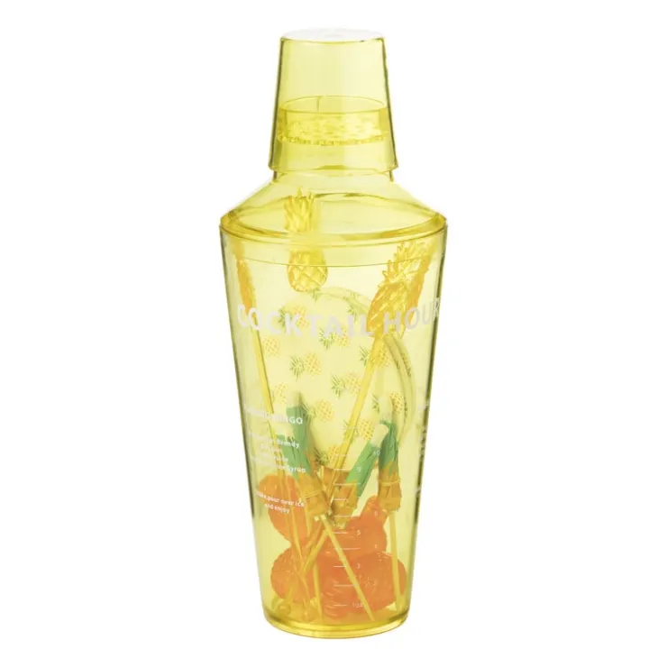 Xenos Cocktailshaker set - ananas- Cocktailshakers|Cocktailglazen