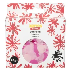 Xenos Confetti baby - roze- Confetti|Babyshower