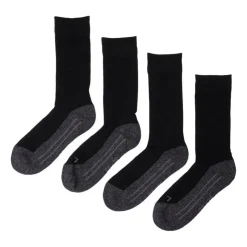 Xenos Coolmax bamboe sokken 35/38 - zwart - 2 paar- Sportsokken