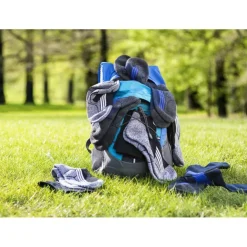 Xenos Coolmax enkelsokken - 35/38 - wit/grijs - 2 paar- Sportsokken