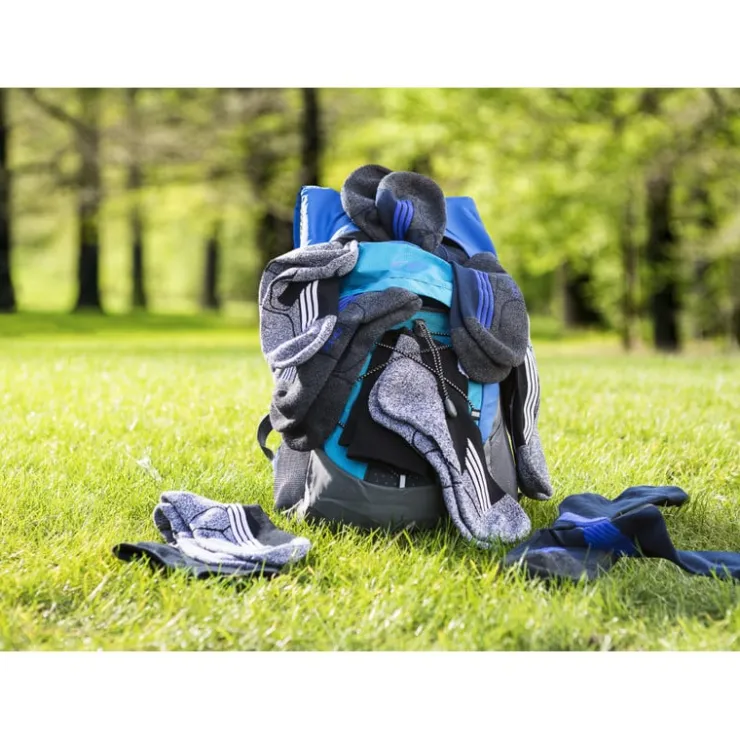 Xenos Coolmax enkelsokken - 35/38 - wit/grijs - 2 paar- Sportsokken