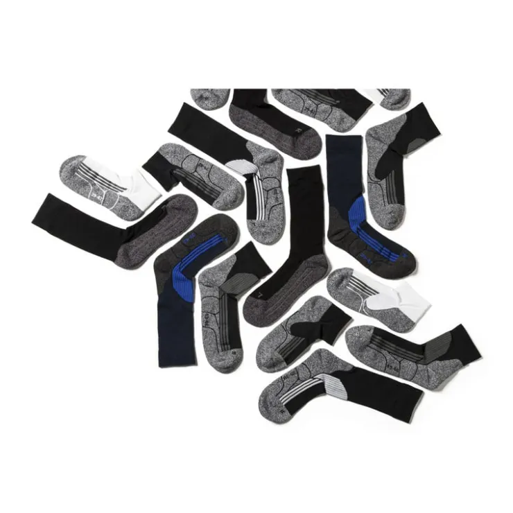 Xenos Coolmax sportsokken 35/38 - zwart/grijs - 2 paar- Sportsokken