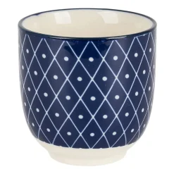 Xenos Cup blue print - diamonds - 150 ml- Tapasservies|Mokken