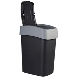 Curver flip bin prullenbak - grijs - 45 liter- Pedaalemmers|Prullenbakken