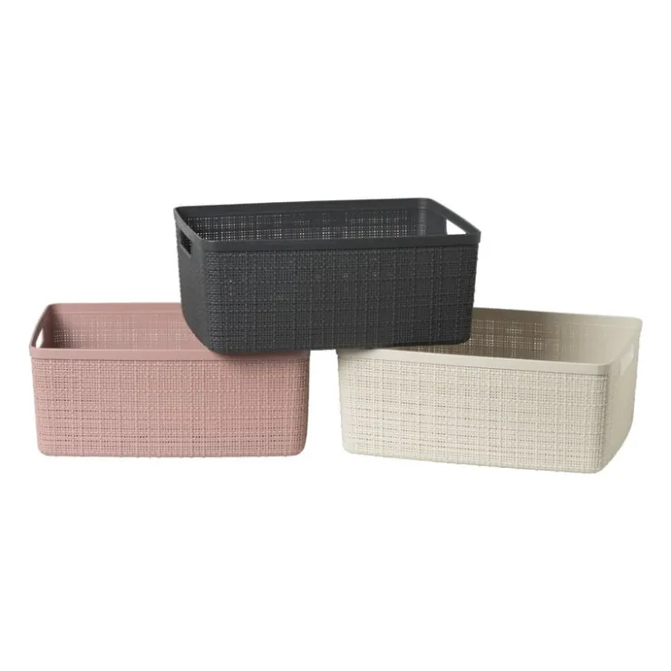 Xenos Curver jute opbergmand M - 12 liter - beige- Opbergboxen