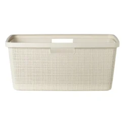 Curver jute wasmand - 46 liter - beige- Wasmanden
