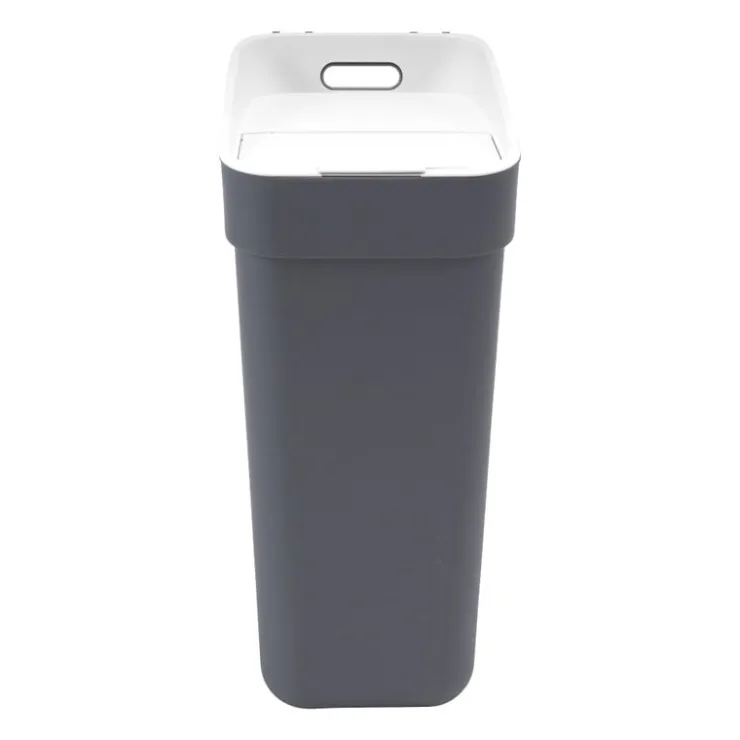 Curver prullenbak ready to collect - donkergrijs/lichtgrijs - 30 liter- Pedaalemmers|Prullenbakken