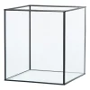 Xenos Deco box groot - zwart - 20x16x16 cm- Sieraden Opbergen|Lantaarns