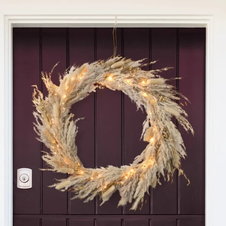 Xenos Deco ring metaal - ø25 cm- Kerst Knutselen|Wandhangers