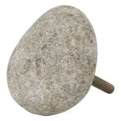 Xenos Deurknop steen - naturel - ø5 cm- Deurknoppen