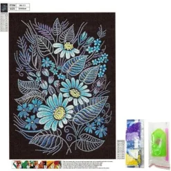 Xenos Diamond paint - glow in the dark - 40x30 cm- Diamond Paintings|Knutselpakketten