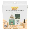 Xenos Diamond paint - verjaardagskaarten - set van 4- Knutselpakketten|Diamond Paintings