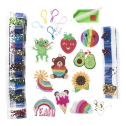 Xenos Diamond painting - DIY set van 10 sleutelhangers- Diamond Paintings