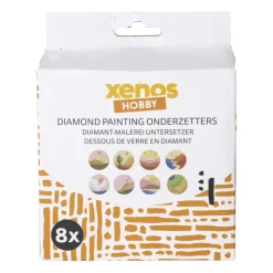 Xenos Diamond painting onderzetters - set van 8- Diamond Paintings