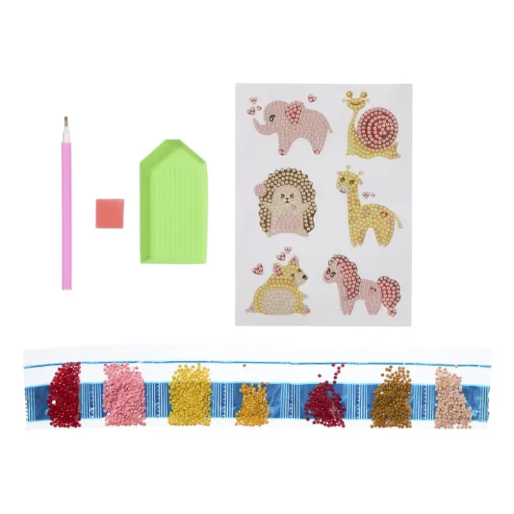 Xenos Diamond painting stickers DIY - set van 6 - diverse varianten- Diamond Paintings