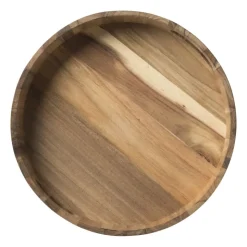 Xenos Dienblad acacia - naturel - ø30 cm- Dienbladen