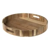 Xenos Dienblad acacia - naturel - ø40 cm- Dienbladen|Kerstcadeaus