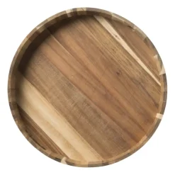 Xenos Dienblad acacia - naturel - ø40 cm- Dienbladen|Kerstcadeaus