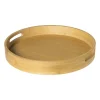 Xenos Dienblad rond - bamboe - ø35 cm- Dienbladen