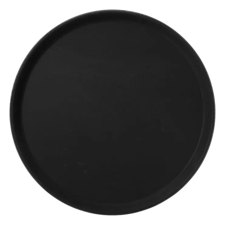 Xenos Dienblad rond - kunststof - ø35 cm- Dienbladen|Kaarsenplateaus