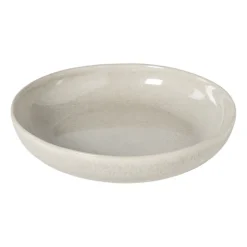 Xenos Diep bord fuji - beige - ø22x4 cm- Borden|Kerstservies