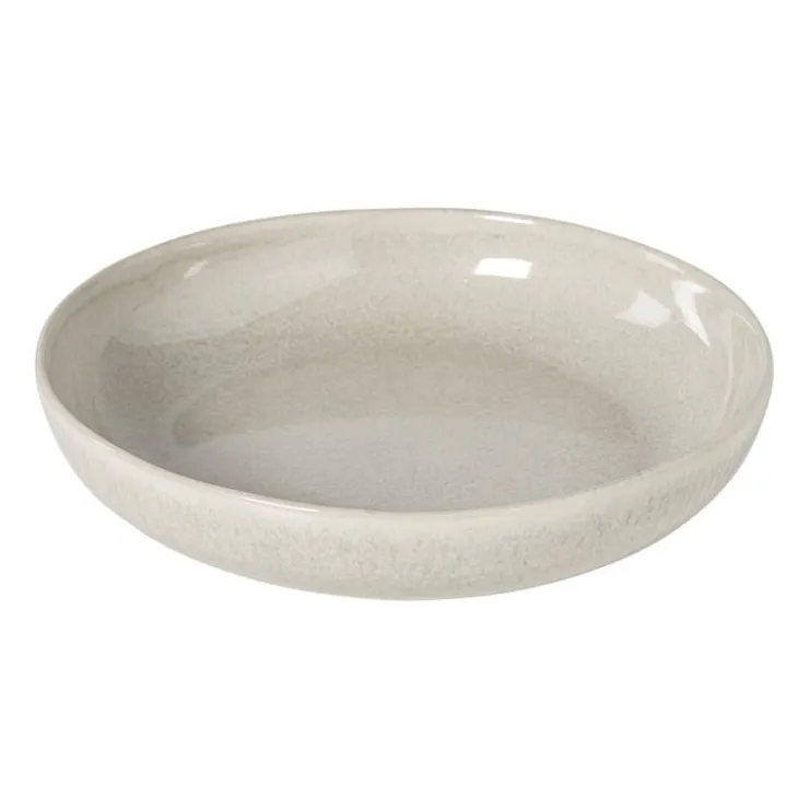 Xenos Diep bord fuji - beige - ø22x4 cm- Borden|Kerstservies