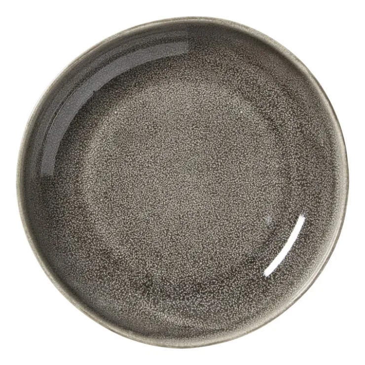 Xenos Diep bord fuji - bruin - ø22x4 cm- Kerst|Borden