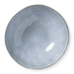 Xenos Diep bord Toscane - lichtblauw - ø19 cm- Borden