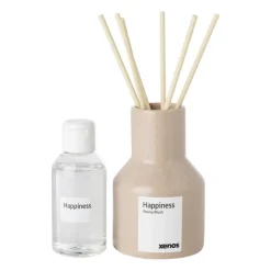 Xenos Diffuser happiness - peony blush - ø7.5x11.8 cm- Huisparfum|Geurstokjes