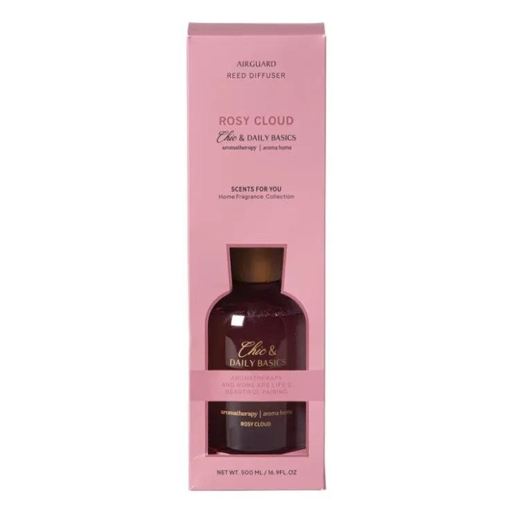 Xenos Diffuser rosy cloud - roze - 500 ml- Geurolie