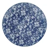 Xenos Dinerbord blue print - botanic - ⌀26 cm- Borden