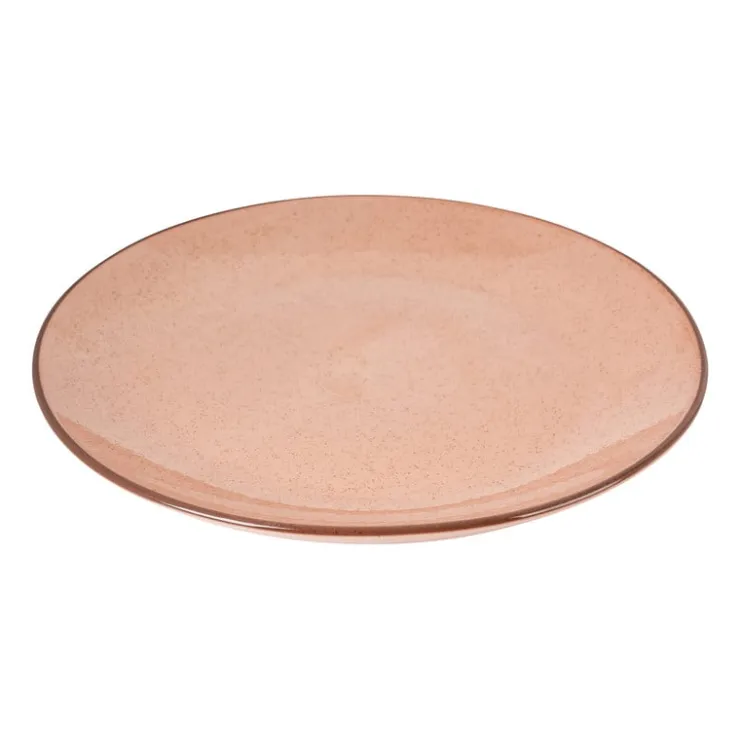 Xenos Dinerbord Emma - terra roze - ø26.5 cm- Borden