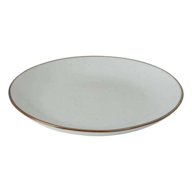 Xenos Dinerbord Emma - wit - ø25 cm- Borden