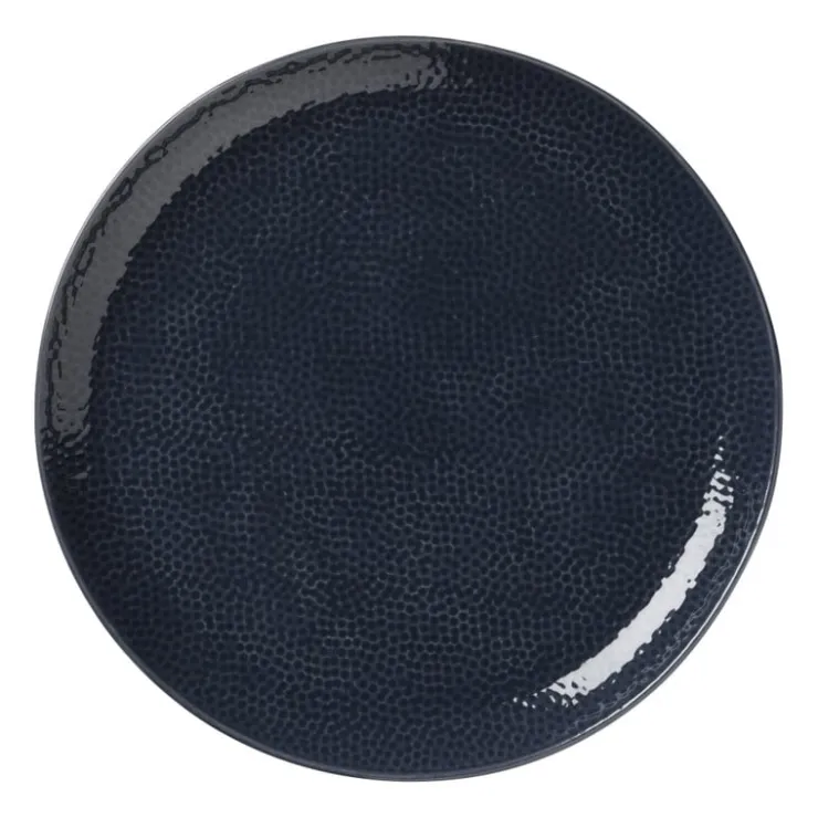 Xenos Dinerbord Liv - donkerblauw - ø26 cm- Borden