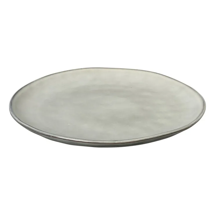 Xenos Dinerbord Toscane - grijs - ø28 cm- Borden