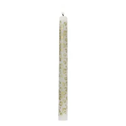 Xenos Dinerkaars animal - goud/wit - ø2.15x25 cm- Dinerkaarsen