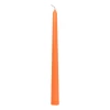 Xenos Dinerkaars glans - oranje - ø2x25 cm- Dinerkaarsen
