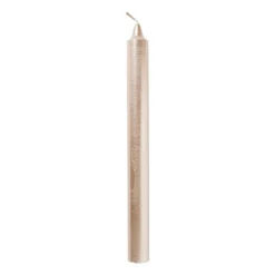 Xenos Dinerkaars rustiek - champagne - ø2x24 cm- Dinerkaarsen