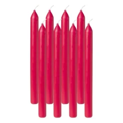 Bolsius Dinerkaarsen box rood - set van 8 - ø2x23 cm- Dinerkaarsen