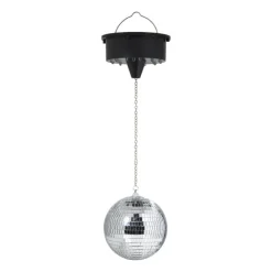Xenos Disco licht met discobal - zilverkleurig - ø15x30 cm- Kerstcadeaus