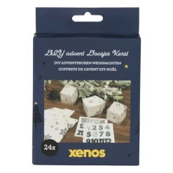 Xenos DIY advent doosjes - set van 24- Kerst Knutselen