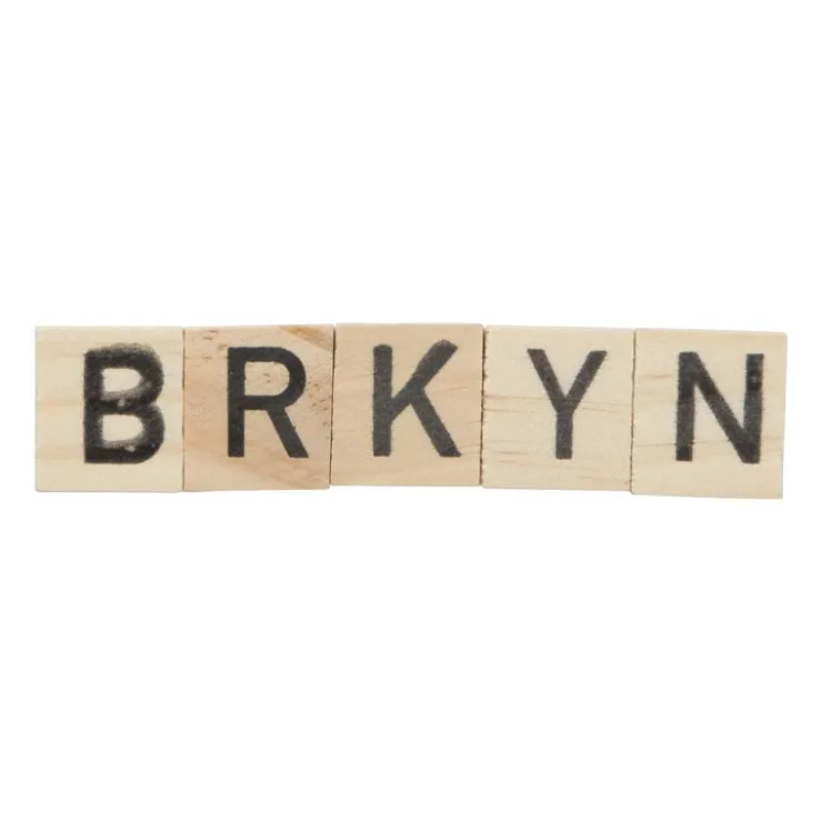 Xenos DIY houten hobby letters - set van 200- Hobbyletters