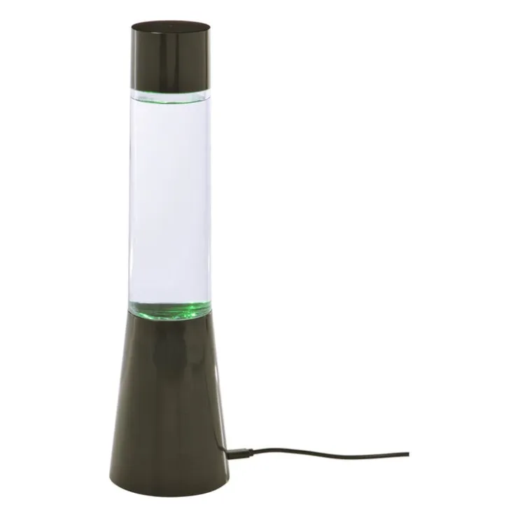 Xenos DIY Lava lamp met balletjes - blauw - ø8.5x33 cm- Kerstcadeaus