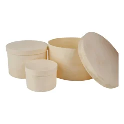 Xenos Doosje rond - ø6x8.5 cm- Doosjes