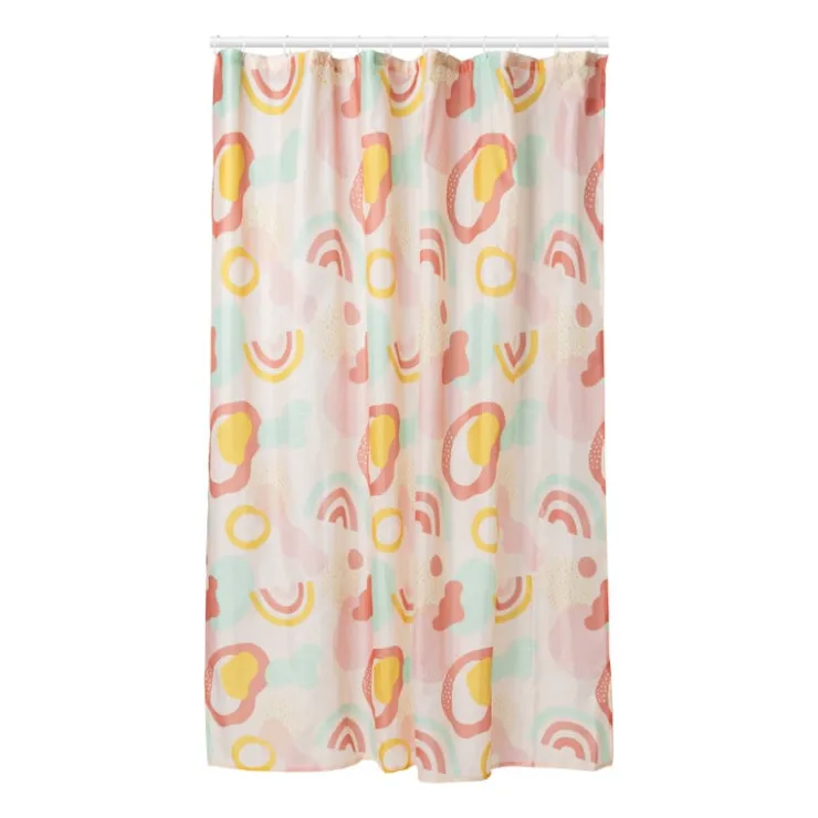 Xenos Douchegordijn regenboog - multikleur - 180x200 cm- Douchegordijnen