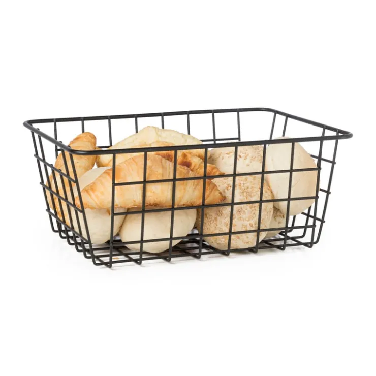 Xenos Draadmand M - ijzer - 24x18x10 cm- Manden|Manden