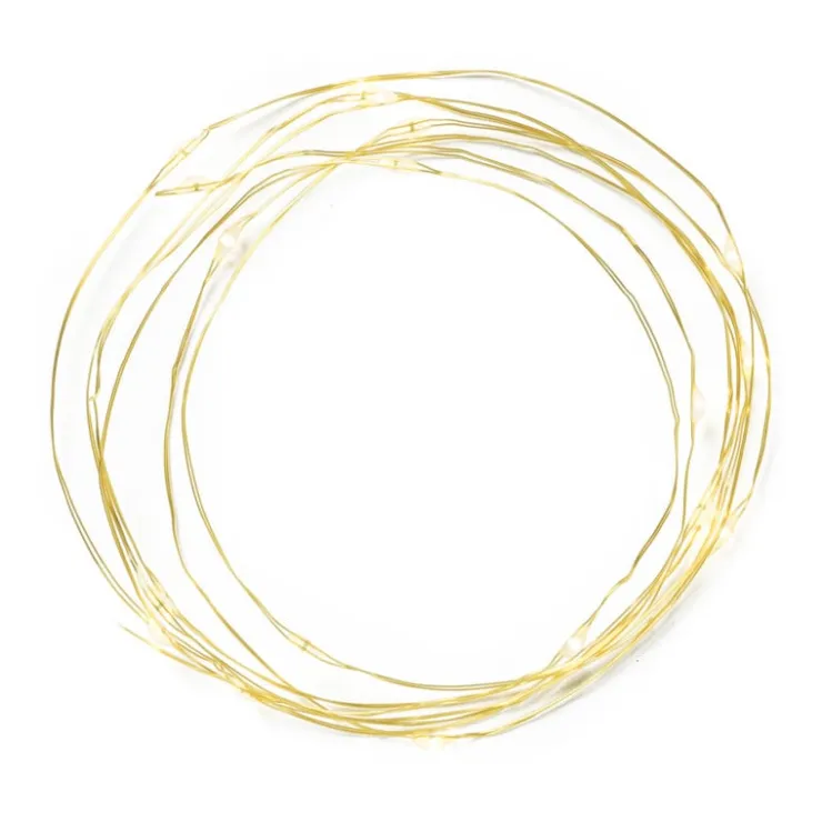 Xenos Draadverlichting - warm wit licht - 20 led lampjes- Kerstverlichting|Kerstboom Verlichting