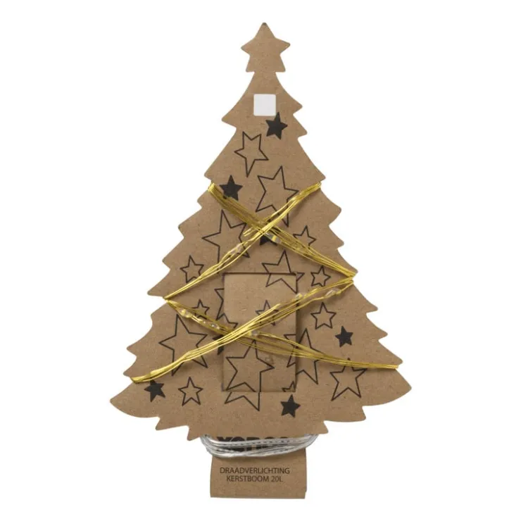 Xenos Draadverlichting - warm wit licht - 20 led lampjes- Kerstverlichting|Kerstboom Verlichting